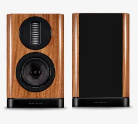 Wharfedale Aura 1 (orzech połysk). Kolumny podstawkowe.
