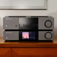 Cambridge Audio EXA100 + EXN100. Zestaw wzmacniacz + odtwarzacz sieciowy. - 2