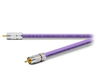 Oyaide PA-02TR V2. Interkonekt audio 2xRCA (0.7m).