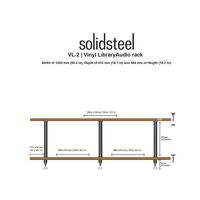 Solidsteel VL-2 (orzech). Stolik audio. - 5