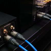Melodika SB2X10 Sky Blue. Interkonekt audio XLR (2x1m). - 2