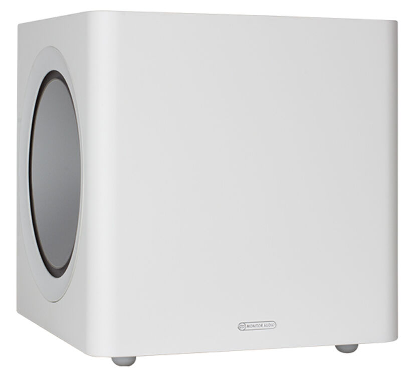 Monitor Audio Radius 390 biały. Subwoofer aktywny.