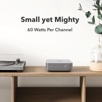 WiiM AMP (ciemnoszary). Sieciowy wzmacniacz stereo. - 3