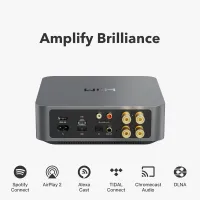 WiiM AMP (ciemnoszary). Sieciowy wzmacniacz stereo. - 2