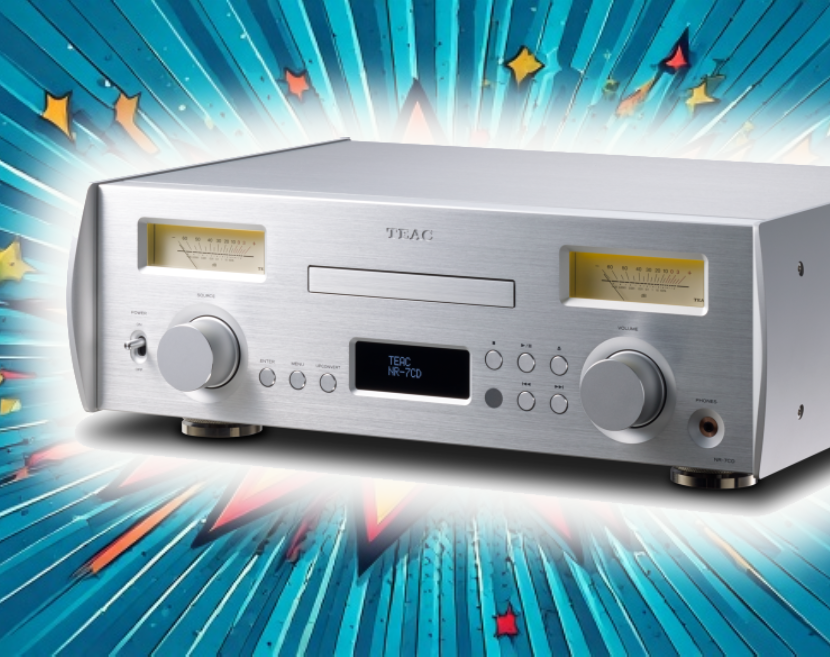 Teac NR-7CD (srebrny). Wzmacniacz stereo z funkcjami sieciowymi.