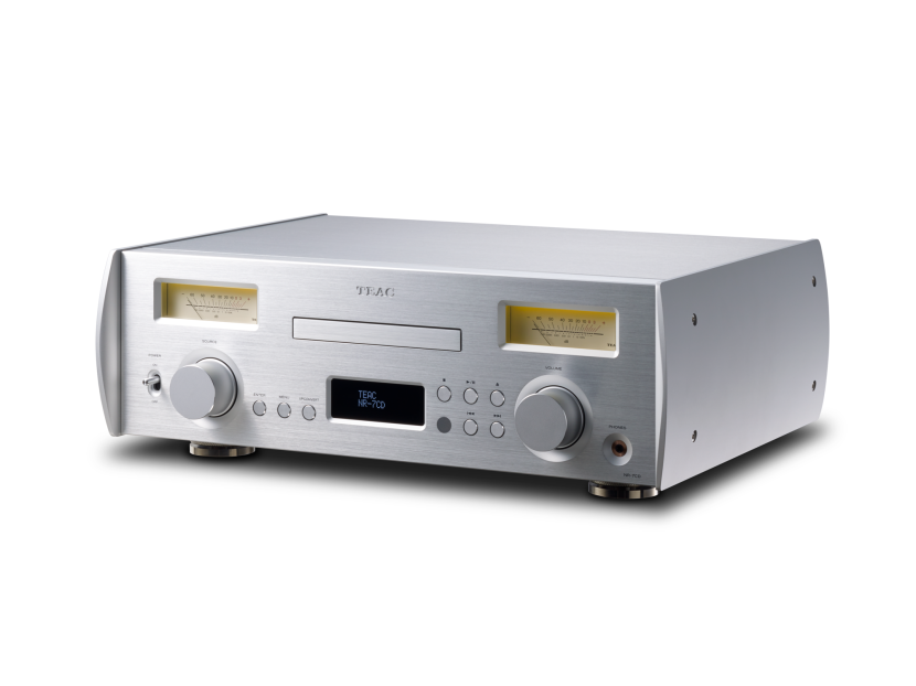 Teac NR-7CD (srebrny). Wzmacniacz stereo z funkcjami sieciowymi.