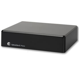 Pro-Ject Optical Box E Phono (czarny). Przedwzmacniacz gramofonowy.