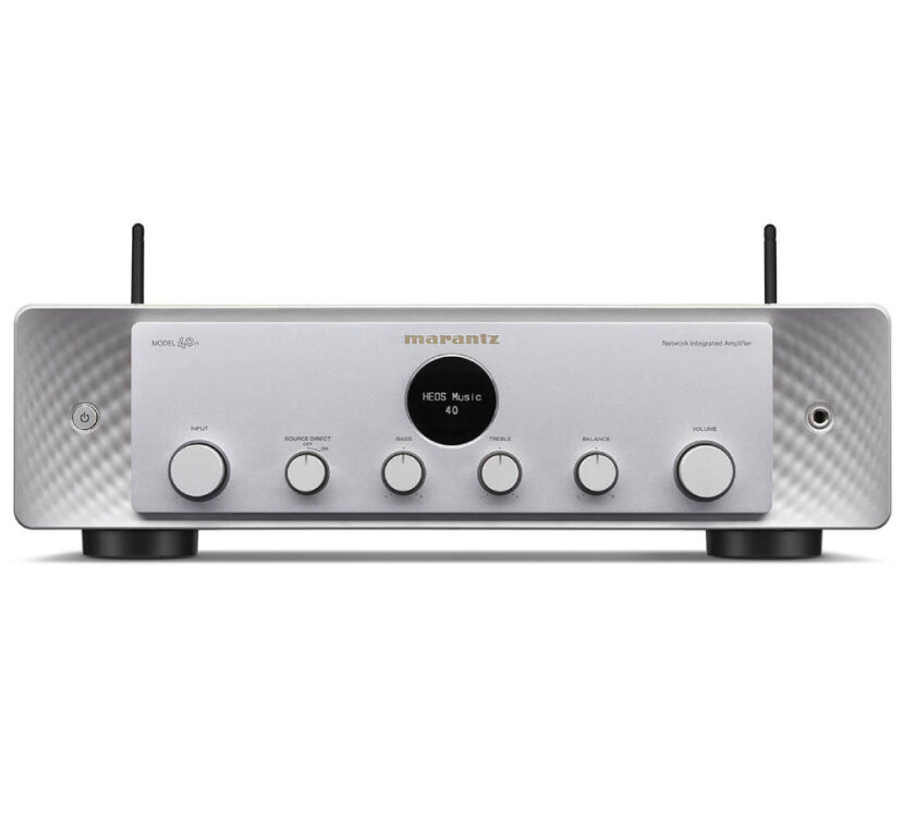 Marantz Model 40n (srebrny). Wzmacniacz stereo z funkcjami sieciowymi.