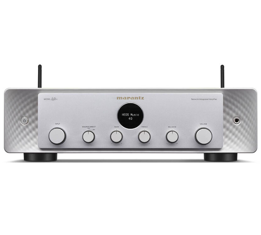 Marantz Model 40n (srebrny). Wzmacniacz stereo z funkcjami sieciowymi.