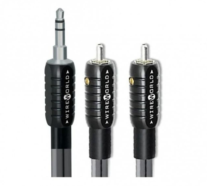 Wireworld Nano-Silver Eclipse. Przewód Mini Jack - 2xRCA (3.0m).