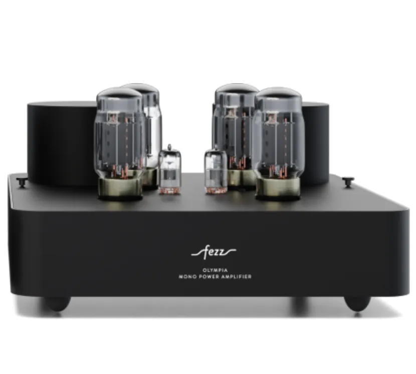Fezz Audio Olympia Mono Power Amplifier EVO (black ice). Monofoniczna lampowa końcówka mocy.