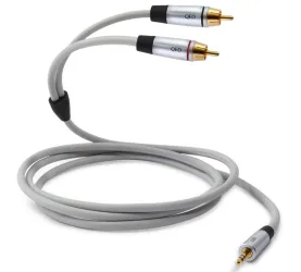 QED Performance QE7737. Przewód mini-jack - 2xRCA (3m).