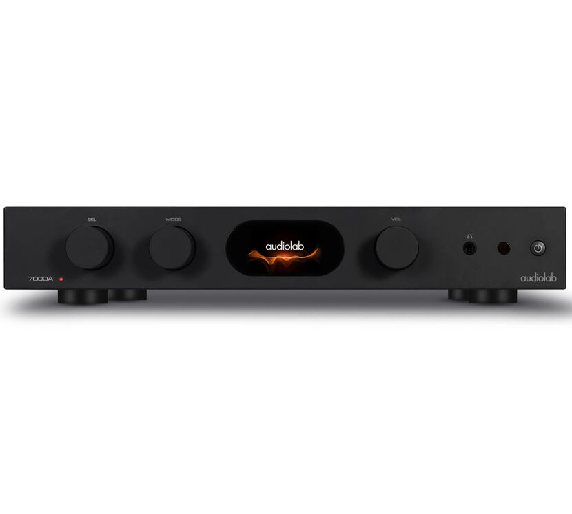 Audiolab 7000A (czarny). Zintegrowany wzmacniacz stereo.
