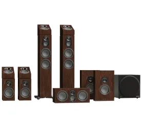 Monitor Audio Silver 300 8G system AV (orzech). Zestaw 7.1.4.
