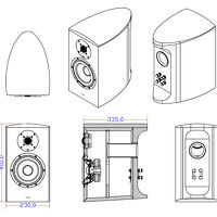 Taga Harmony Diamond B-60 v.3 (palisander). Kolumny podstawkowe. - 4