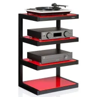 NorStone Esse HiFi (czerwony). Stolik audio. - 2
