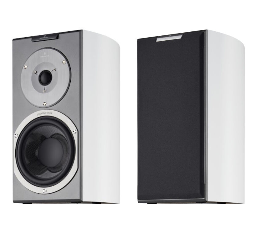 Audiovector R1 Signature (biały). Kolumny podstawkowe.