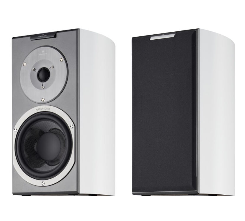 Audiovector R1 Signature (biały). Kolumny podstawkowe.