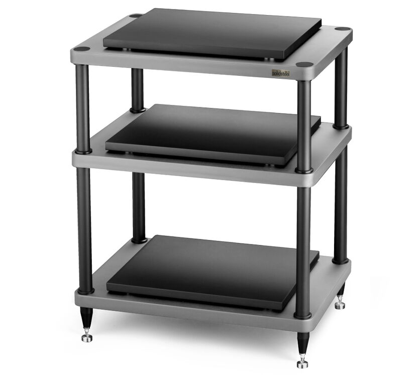 Solidsteel S5-3 30th Anniversary (srebrny). Stolik audio.