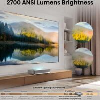 Hisense 4K Smart Laser TV 120L5ND. Projektor z ekranem ramowym. - 2