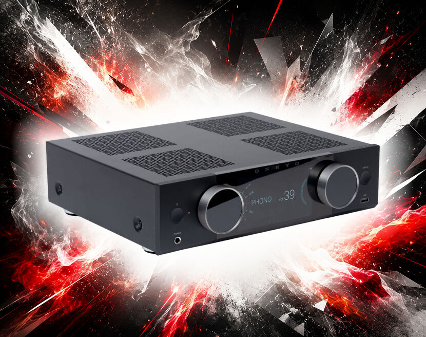 Onkyo Muse Y-40 (czarny). Wzmacniacz stereo z funkcjami sieciowymi.