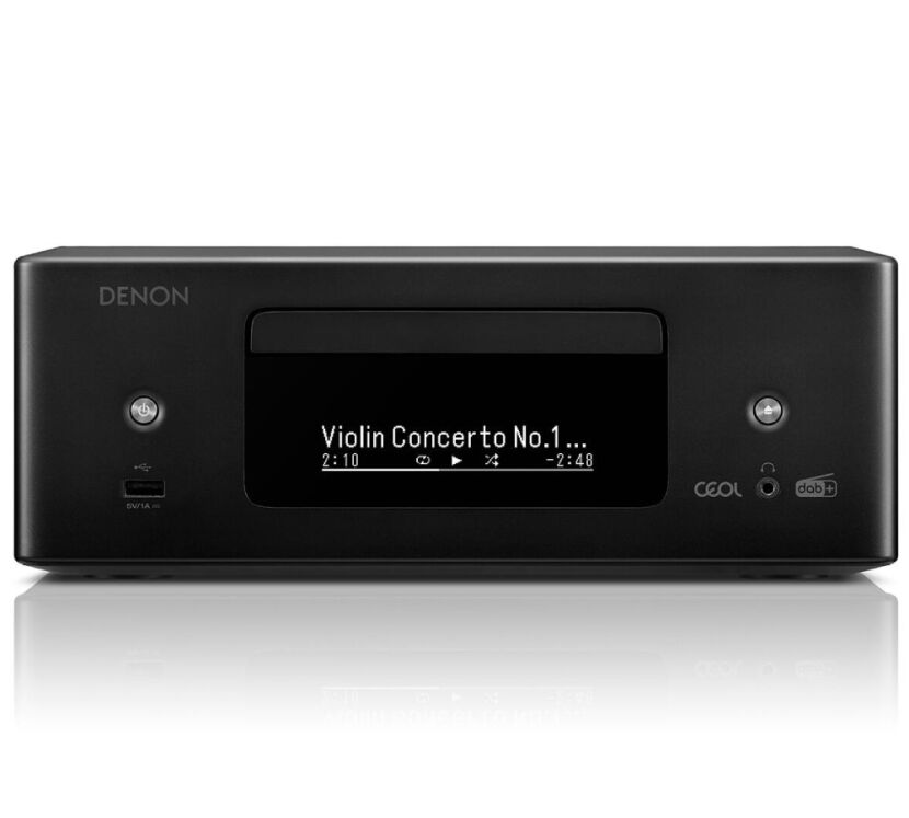 Denon RCDN-12 (czarny). Zintegrowany system stereo.