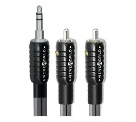 Wireworld Nano-Silver Eclipse. Przewód Mini Jack - 2xRCA (1.5m).