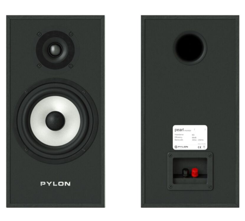 Pylon Audio Pearl Monitor (czarny). Kolumny podstawkowe.