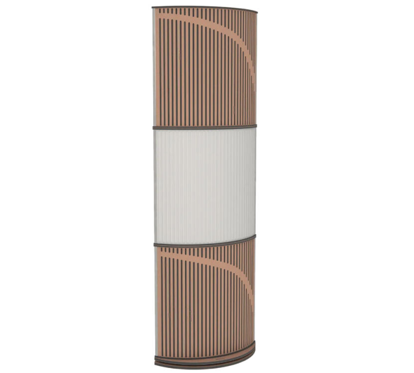 Vicoustic VicTotem Ultra VMT (light grey - metallic copper). Panel akustyczny (trzy moduły).