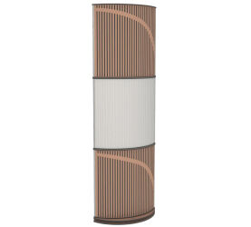 Vicoustic VicTotem Ultra VMT (light grey - metallic copper). Panel akustyczny (trzy moduły).