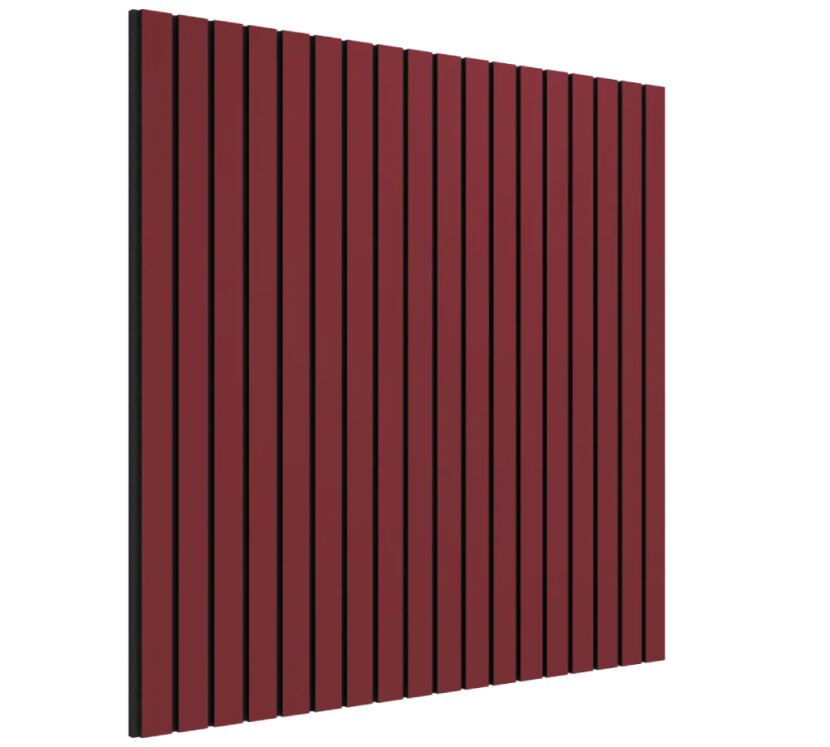 Vicoustic VicStrip Square (garnet red). Panel akustyczny (kpl. 8 sztuk).