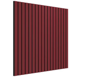 Vicoustic VicStrip Square (garnet red). Panel akustyczny (kpl. 8 sztuk).