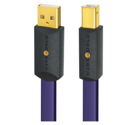 Wireworld Ultraviolet 8 U2AB (1.0m). Przewód USB 2.0 A-B.
