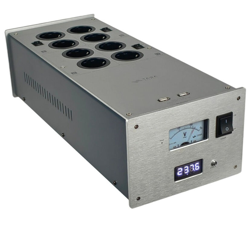 Taga Harmony PC-8000DC (srebrny). Kondycjoner zasilający.