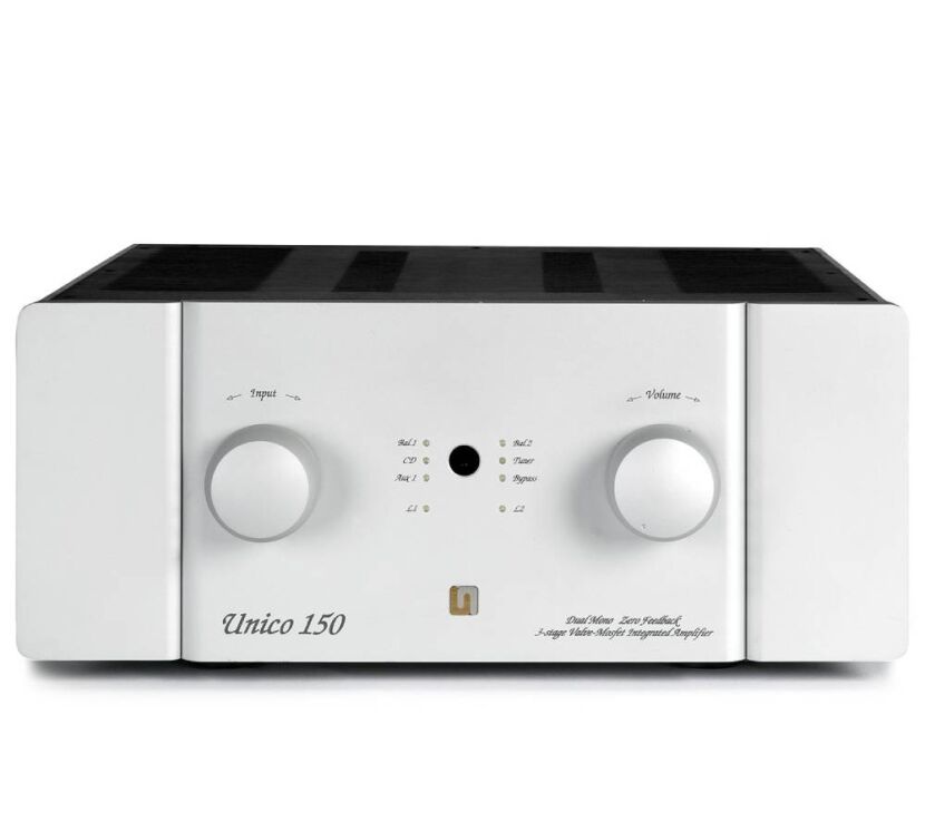 Unison Research Unico 150 (srebrny). Zintegrowany wzmacniacz stereo.