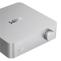 WiiM Vibelink Amp (srebrny). Wzmacniacz stereo. - 2