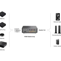 WiiM Vibelink Amp (srebrny). Wzmacniacz stereo. - 4