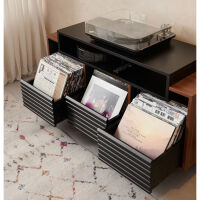 NorStone Oslo Vinyl 1200 (biały/dąb). Stolik audio. - 4