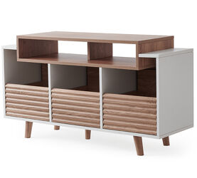 NorStone Oslo Vinyl 1200 (biały/dąb). Stolik audio.