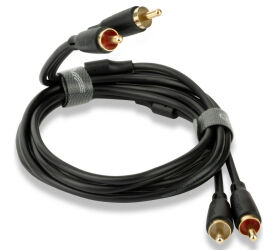 QED Connect QE8101. Interkonekt audio 2xRCA (0.75m).