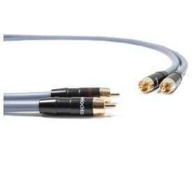 Melodika MD2R07G. Interkonekt audio 2xRCA (0,7m).