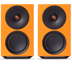 Cambridge Audio L/R S (pomarańczowy). Aktywne kolumny podstawkowe.