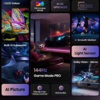 Hisense Smart TV 100E7Q. Telewizor QLED 100