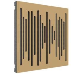 Vicoustic Wavewood Diffuser Ultra MKII (metallic gold). Panel akustyczny (kpl. 3 sztuk).
