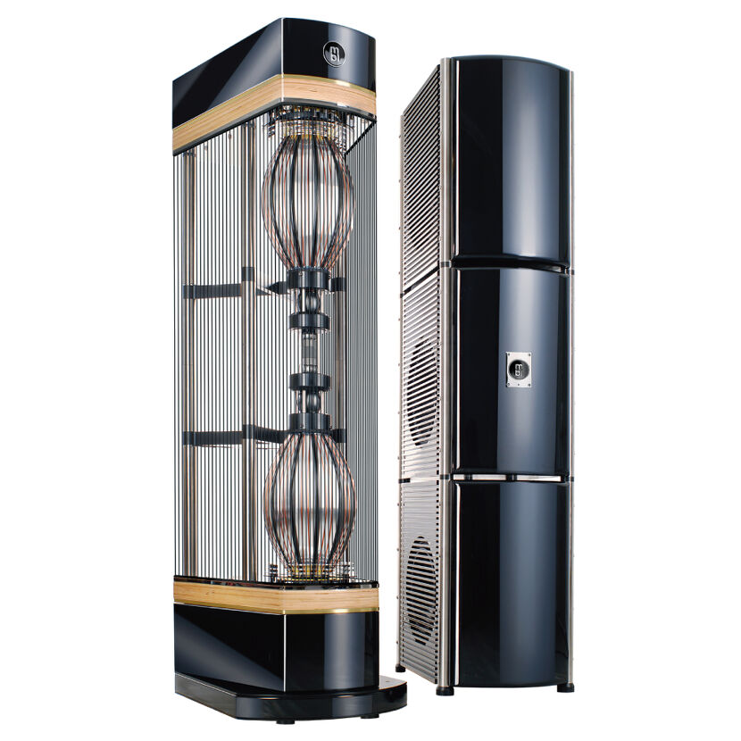 MBL 101 X-Treme MKII Radialstrahler System (czarny/chrom). Kolumny podłogowe.