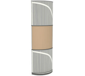 Vicoustic VicTotem Ultra VMT (beige - white). Panel akustyczny (trzy moduły).