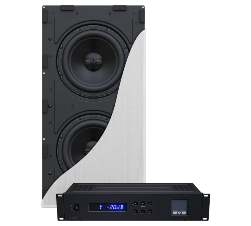 SVS 3000 IN-WALL SINGLE SUBWOOFER SYSTEM. Subwoofer ścienny.