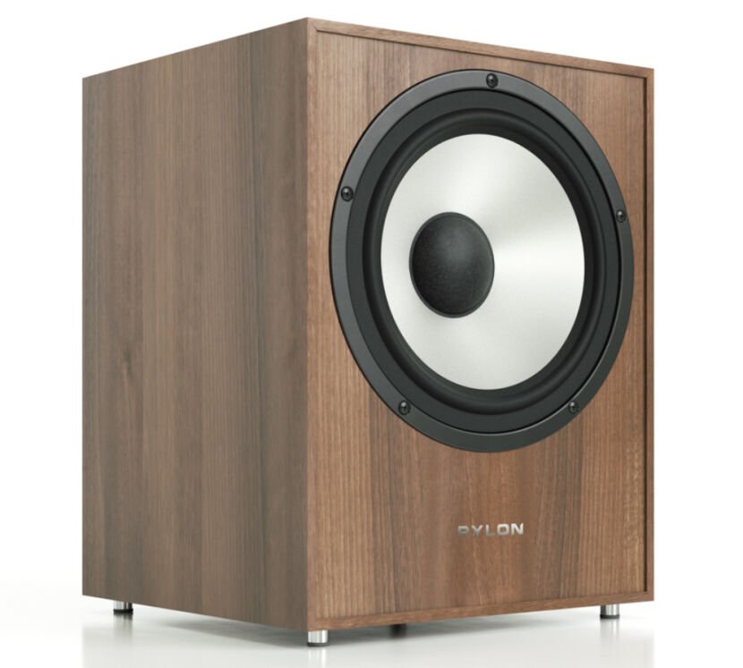 Pylon Audio Pearl Sub (orzech). Subwoofer aktywny.