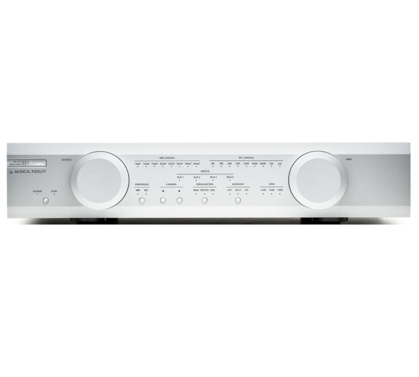 Musical Fidelity M8x Vinyl (srebrny). Przedwzmacniacz gramofonowy.
