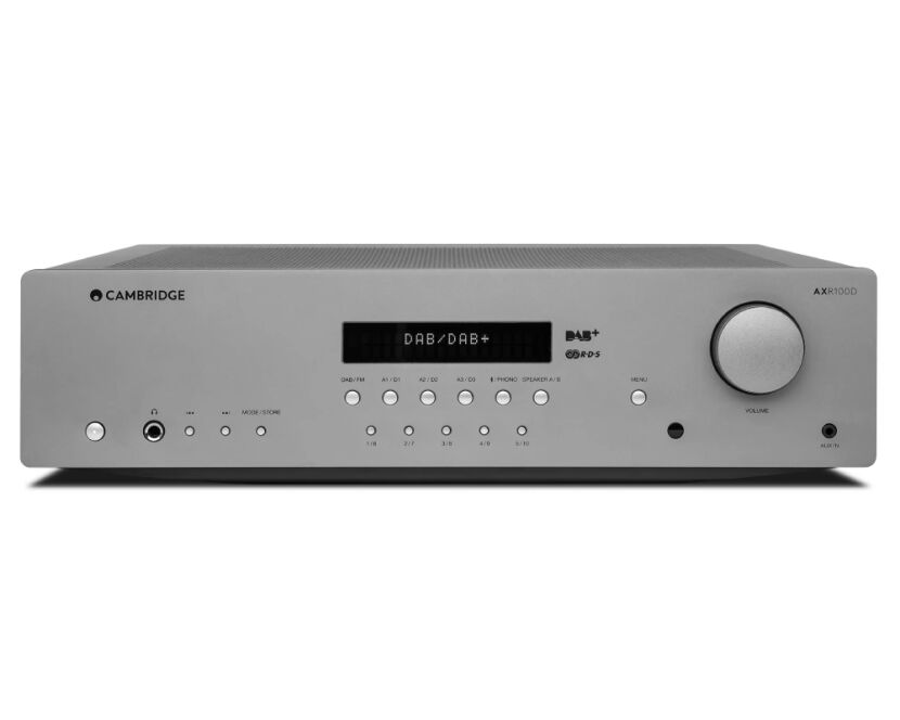 Cambridge Audio AXR100D (grey). Amplituner stereo z radiem FM.
